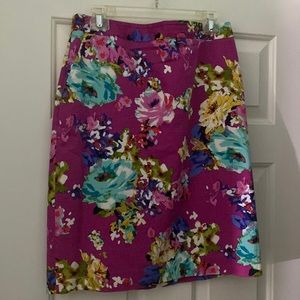 Charter club floral skirt, size 10